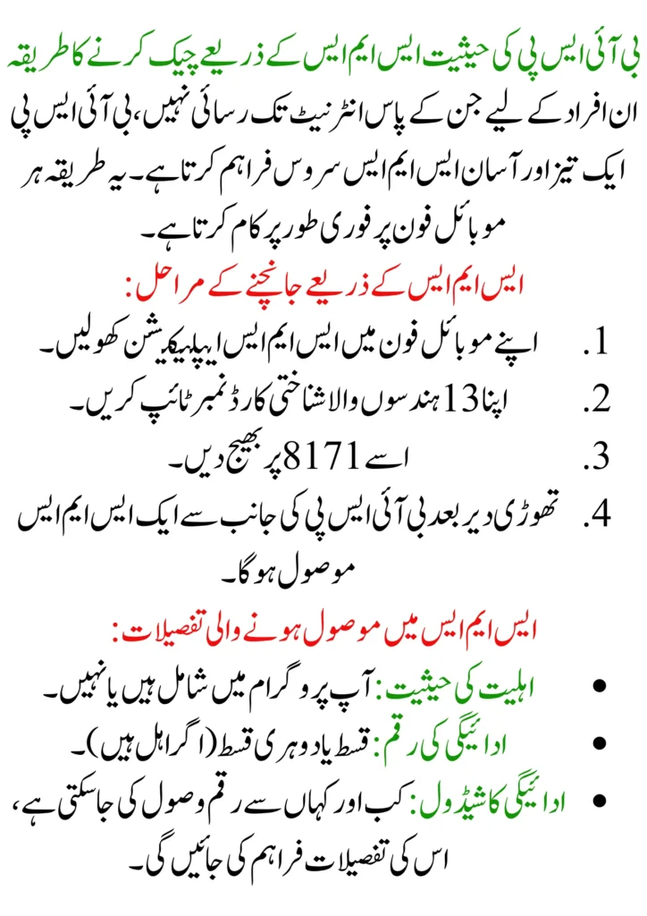 BISP 8171 Status Check Online 2025 Full Guide Via SMS & Portal