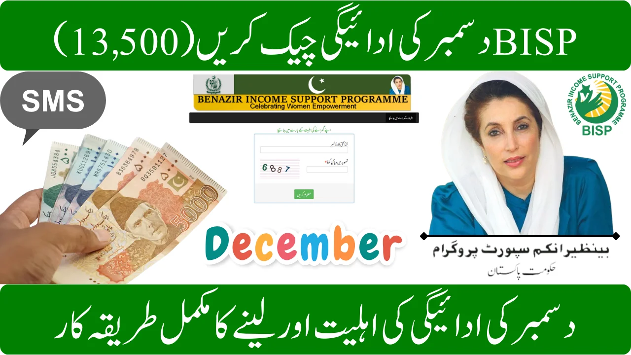 BISP December 13,500 Instalment Check Online – Complete Eligibility & Payment Guide