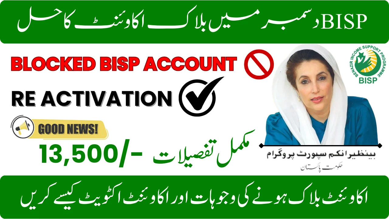 How to Reactivate Your BISP-Blocked Account in December 2025 Complete Guide