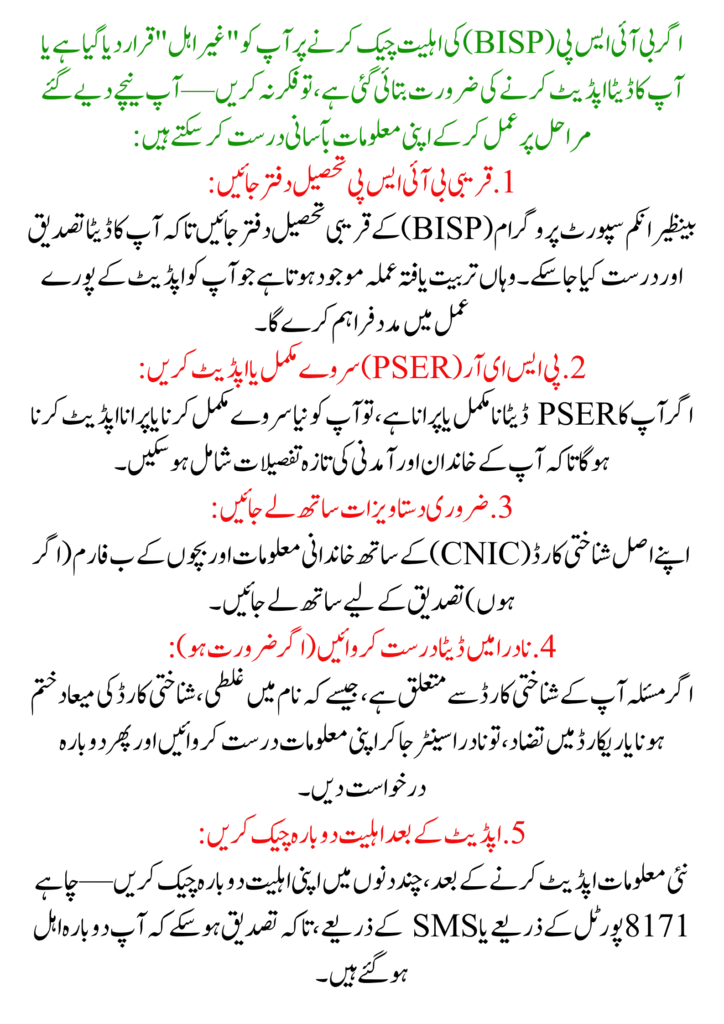 How to Recheck Your BISP Eligibility in November 2025 – Step-by-Step Guide